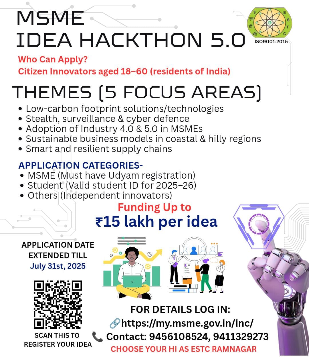 Students working in engineering lab